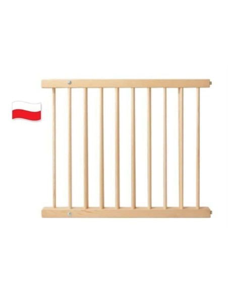 Poarta, grilaj, de siguranta, protectie copii, lemn, 72/122x68 cm, Isotrade
