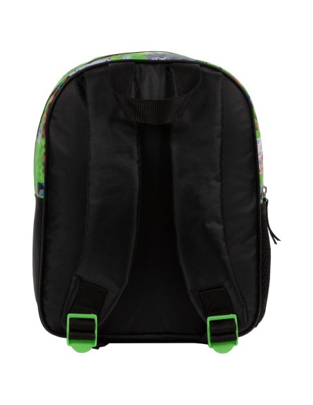 Rucsac scolar Derform Pixel, usor, cu buzunar lateral, PL11BDF35