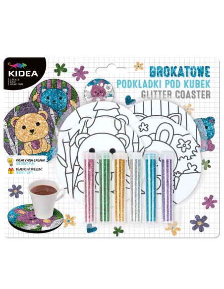 Set creativ pentru copii Kidea Animals, Multicolor, ZKPBZKA