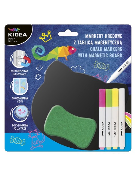 Set desen crete/tabla, Deform, Tabla magnetica, Multicolor, 3+, ZMKTMKA