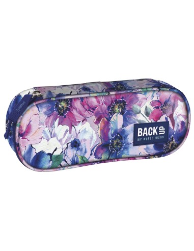 Penar cu flori BackUp, 23x9x5 cm, Violet, PB5A07