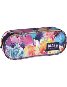 Penar oval BackUp, model Flowers, 23x9x5cm, multicolor,...