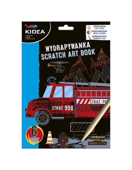 Carte de razuit cu diverse ilustratii pentru copii, Kidea, Multicolor, Vehicule WYAKA