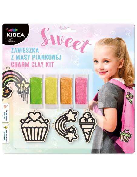 Set creativ, pandantive Brelocuri Sweet Kidea, multicolor, 250x245x20cm, ZMPSKA