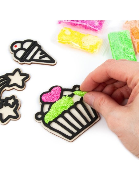 Set creativ, pandantive Brelocuri Sweet Kidea, multicolor, 250x245x20cm, ZMPSKA