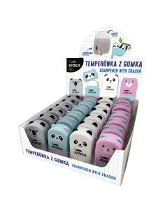 Ascuțitoare cu radieră Kidea diferite modele, TGMKAD