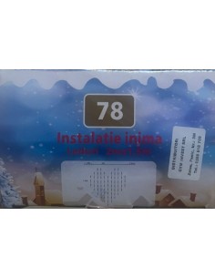 Instalatie de Craciun, INIMA 78 LED 2X1.5 M 5 culori, 6009M