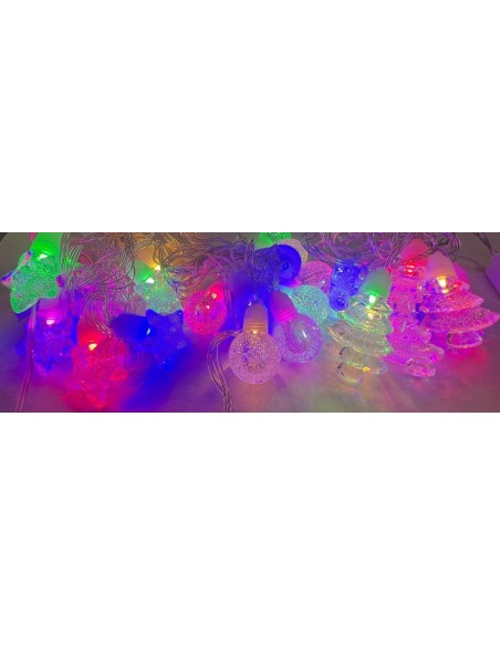 Instalatie de Craciun,decor 10 led, 2.7M,8065/8066/8067