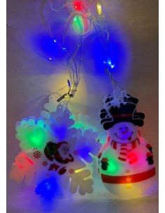 Instalatie de Craciun, turturi OM ZAPADA FULG, 140 led,9058W 2