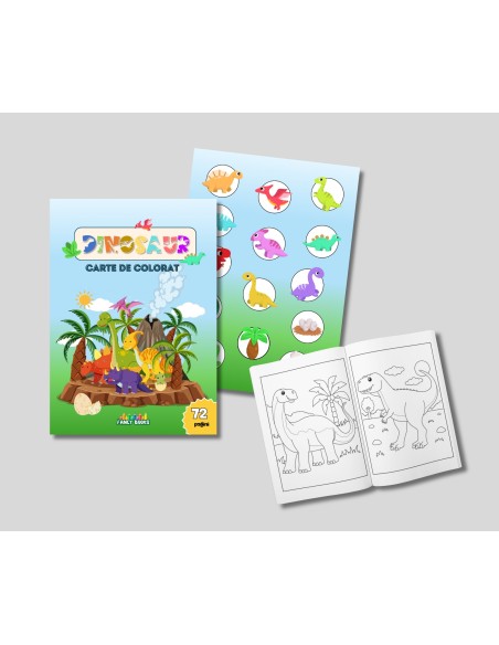 Carte de colorat DINOSAUR