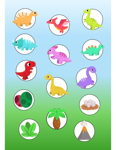 Carte de colorat DINOSAUR