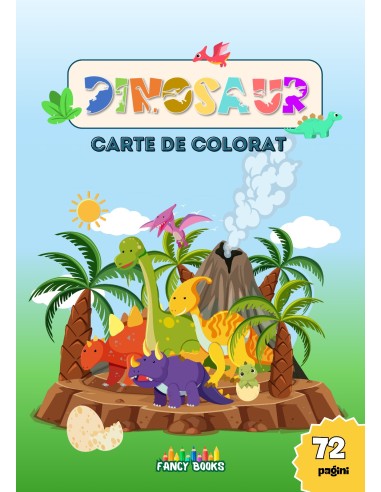 Carte de colorat DINOSAUR