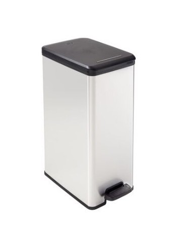 Cos pentru gunoi cu pedala SLIM METALIZAT 25 L,...