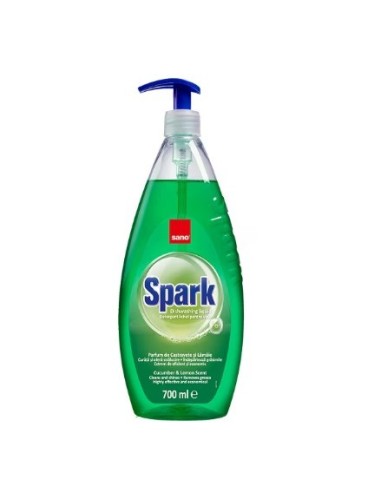 Detergent vase SANO SPARK castravete, 700 ml cu...