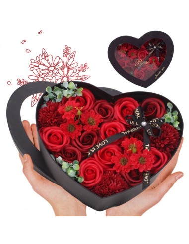 Buchet flori de sapun, parfumate, cutie...