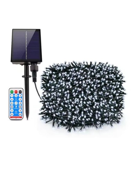 Instalatie Craciun pentru exterior  500 leduri , lumina alb-rece