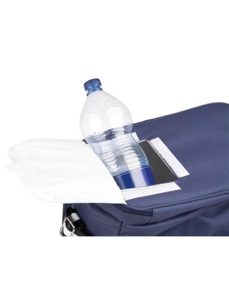 Geanta picnic, termoizolanta, impermeabila, cu maner, albastru, 35x23x35 cm, Isotrade